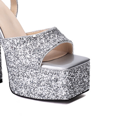 Ankle Strap Block Heel Platform Sandals