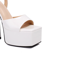 Ankle Strap Block Heel Platform Sandals