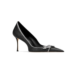 Diamante Stiletto Heel Pumps - 6cm