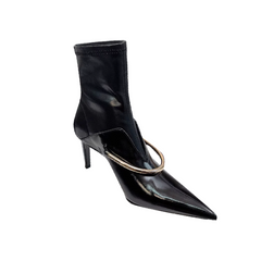 Metal Embellished Ankle Boots