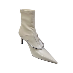 Metal Embellished Ankle Boots