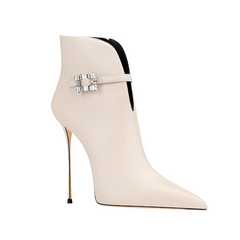 Diamante Ankle Boots - 10cm