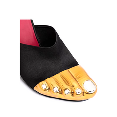 Toe Detailed Statement Mules Sandals