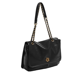 Metal Lock Cross Body Bag - Large