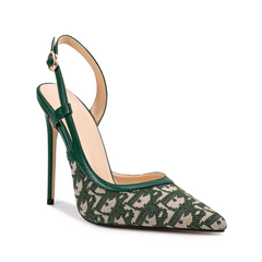 Slingback High Heel Sandals - 12cm