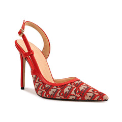 Slingback High Heel Sandals - 10cm