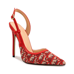 Slingback High Heel Sandals - 12cm
