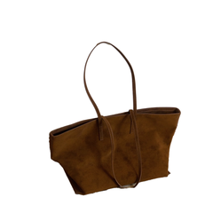 Suede Oversized Tote Bag