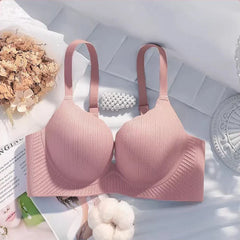 Modest Women Thick Padded Gathering Bra