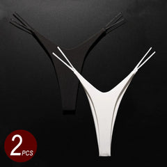 2PCS V-shaped Cotton Thong