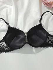 2PCS Women Lace Push Up Bra