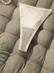 2PCS Women's sexy solid color Thong