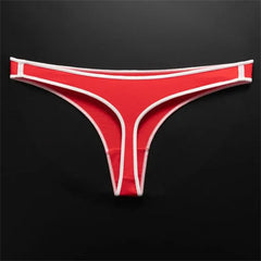 2Pcs Low Waist Women's Seamless Cotton Thong