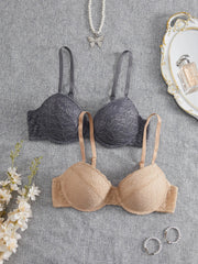 2Pcs/Set Thin Cup Women's Bras