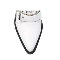 Cut Out Biker Ankle Western Cowboy Boots