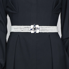 Pearl Diamante Girdle Belt