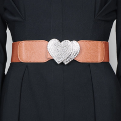 Diamante Heart Girdle Belt