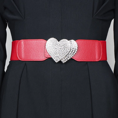Diamante Heart Girdle Belt