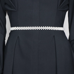 Pearl And Bow Girdle Belt