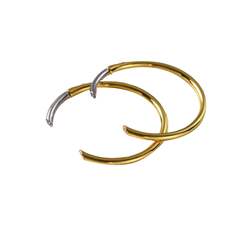 Bi-Color Earrings - Pair