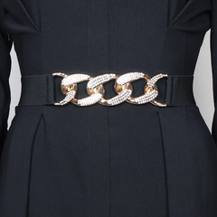 Diamante Chain Girdle Belt