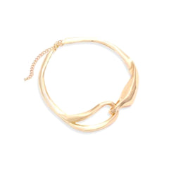 Cut Out Metal Choker