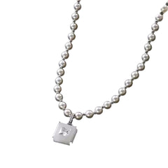 Diamante Pearl Necklace