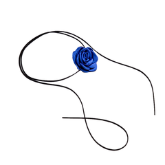 Flower Lace Up Choker