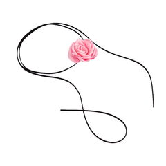 Flower Lace Up Choker