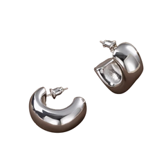 Basic Metal Earrings - Pair