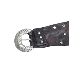 Studded And Fringed Girdle Belt