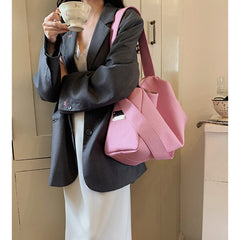 Leather Oversized Bag - Large