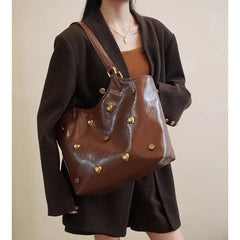 Diamante Heart Oversized Tote Bag