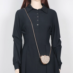 Diamante Mini Cross Body Bag
