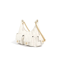 Quilted Pocket Cross Body Bag