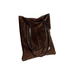 Suede Tote Bag