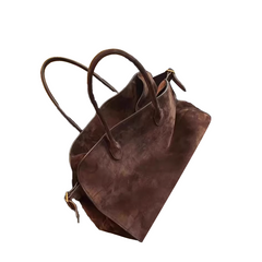 Suede Oversized Tote Bag