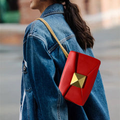 One Stud Leather Cross Body Bag