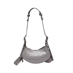 Buckled Leather Cross Body Bag - Small