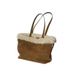 Flower Embellished Tote Bag