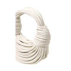 Knotted Leather Tote Bag