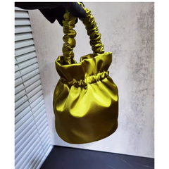Satin Bucket Bag