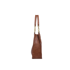 Strap Leather Tote Bag