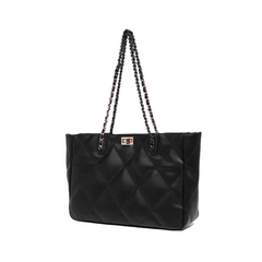 Quilted Oversized Tote Bag