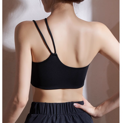 Yoga Pilates Asymmetric Dri-Fit Fitted Sports Bra
