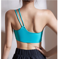Yoga Pilates Asymmetric Dri-Fit Fitted Sports Bra