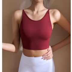 Yoga Pilates Backless Fitted Sports Bra