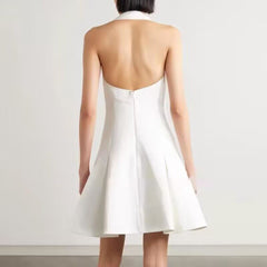 Fold Hem Evening Dress Gown