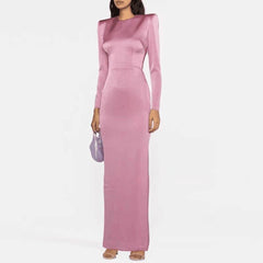 Backless Evening Dress Gown