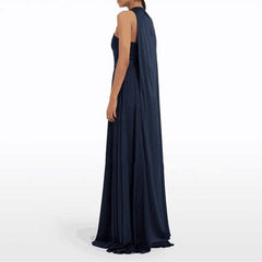 One-Shoulder Maxi Evening Dress Gown